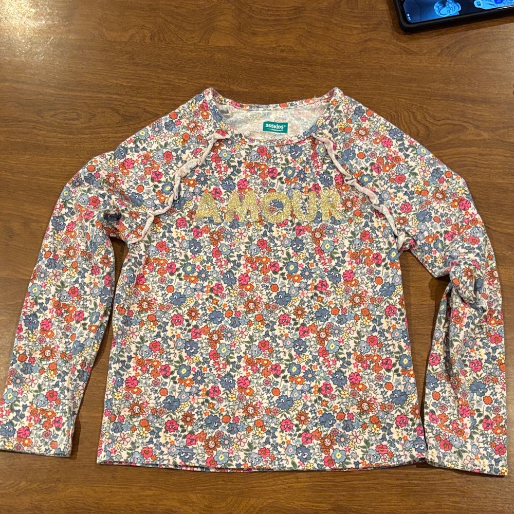Hanna Andersson Floral Long Sleeve Tee - Multicolor